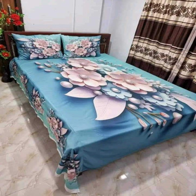 অরজিনাল চায়না প্রিমিয়াম কোয়ালিটি 3D ডিজাইনের বেডশিট