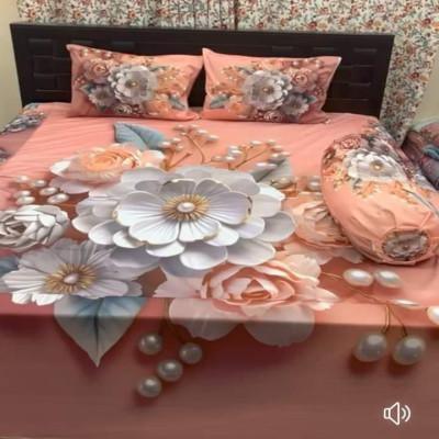 অরজিনাল চায়না প্রিমিয়াম কোয়ালিটি 3D ডিজাইনের বেডশিট