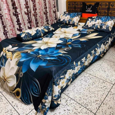অরজিনাল চায়না প্রিমিয়াম কোয়ালিটি 3D ডিজাইনের বেডশিট