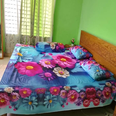 অরজিনাল চায়না প্রিমিয়াম কোয়ালিটি 3D ডিজাইনের বেডশিট